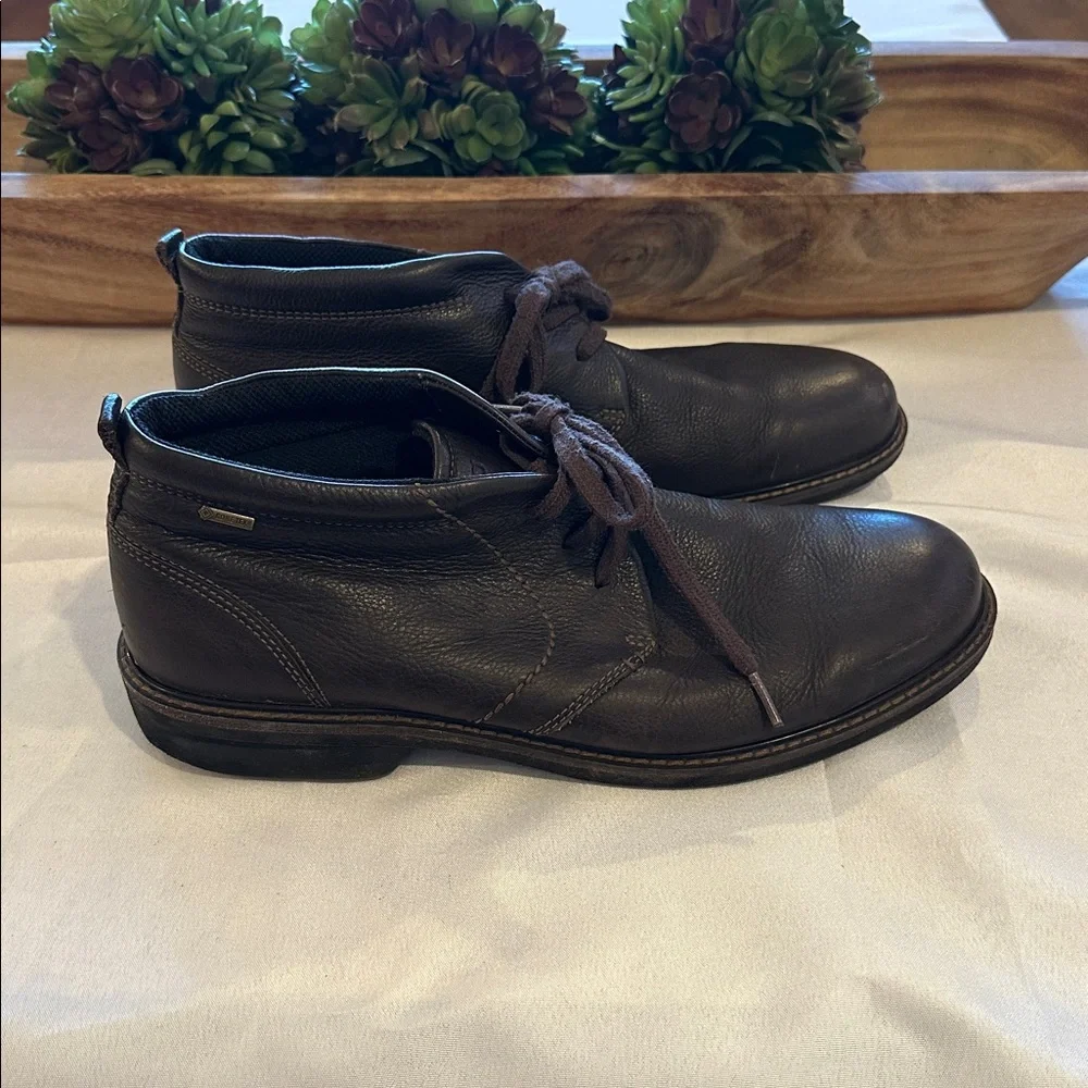 Ecco Turn 51022402178 Boot Chukka Gore-Tex Lace Up Nubuck Leather 12.5 EU 47 EUC
